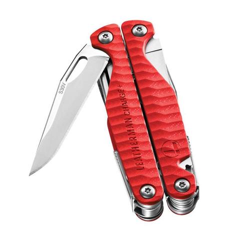 Мультитул Leatherman Charge Plus G10 красный, 19 функций (832778) | Multitool-Leatherman.Ru