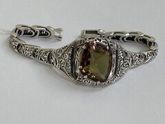 Миконос султанит (браслет из серебра)