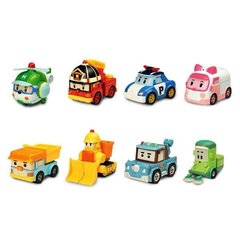 Robocar Poli Металлическая машинка Спуки, 6 см (83166)
