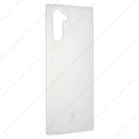 Накладка силиконовая ультра-тонкая для Samsung Galaxy Note 10 прозрачная