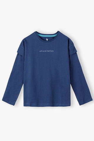 Лонгслив для девочек LINCOLN & SHARKS