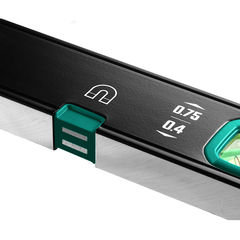 KRAFTOOL 600 мм, усиленный профиль, с зеркальным глазком, магнитный уровень (34785-60)