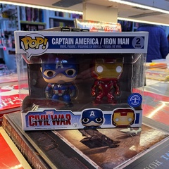 Funko POP! Marvel. Civil War: Captain America / Iron Man (2 pack) (Б/У)