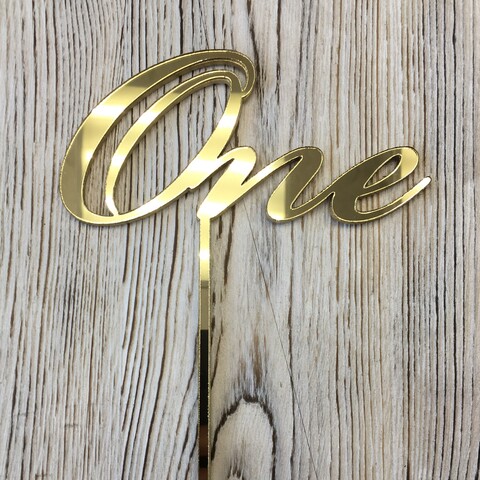 Топпер One2 пл.золото зерк.