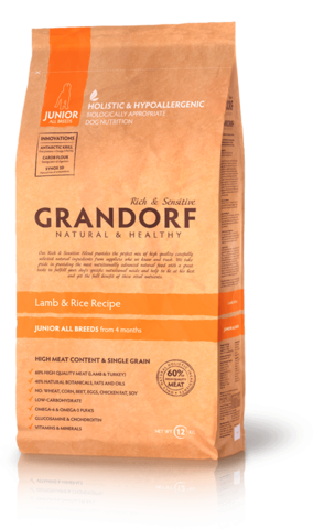 Grandorf Dog Lamb&Rice JUNIOR сухой корм для щенков (ягнёнок с рисом) 1 кг