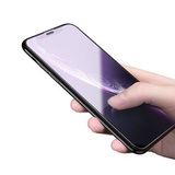 Защитное стекло 3D на весь экран HOCO (A5) для iPhone 11 Pro Max (Anti Blue Ray) (Черная рамка)