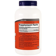 Now Foods, Таурин, двойная сила, 1000 мг, 250 капсул в растительной оболочке