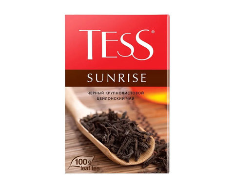 купить Чай черный листовой Tess Sunrise, 100 г