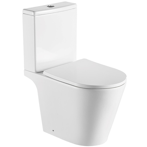 Aquatek AQ1363B-00 AQ1363B-00 БЕТТА Унитаз напольный безободковый с бачком 640*365*790мм, горизонтальный выпуск, тонкое сиденье с механизмом плавного закрывания, крепеж