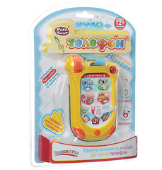Телефон Детский Интерактивный Play Smart,свет, звук,PVC 26x18x5см