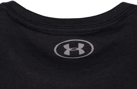 Картинка футболка Under Armour Sportstyle Left Chest Logo SS черный - 4