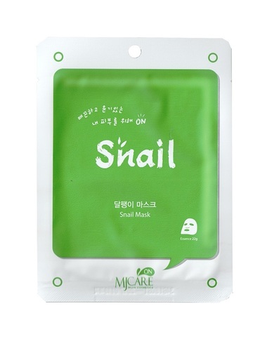 МЖ MJ CARE Маска тканевая улиточная MJ on Snail mask pack 22гр