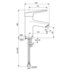 Смеситель для раковины однорычажный Ideal Standard CeraPlus 2 BC092AA