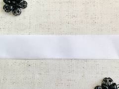 Лента репсовая, ш. 4 см, белый