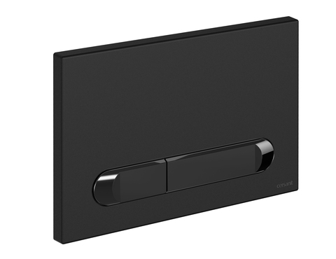 Cersanit 64112 Кнопка ESTETICA для LINK PRO/VECTOR/LINK/HI-TEC пластик черный матовый с рамкой хром