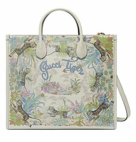 Сумка-тоут Gucci Tiger среднего размера