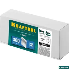 KRAFTOOL тип 18GA (47/300/F) 35 мм, 5000 шт, гвозди для нейлера (31785-35)