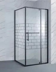 8AP83A-9 Душевое ограждение, прозрачное стекло с рисунком 90*90