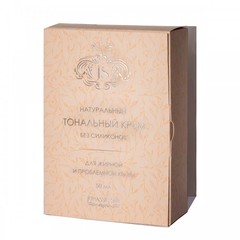 JS Натуральный тональный крем для жирной кожи,светло-бежевый 50мл