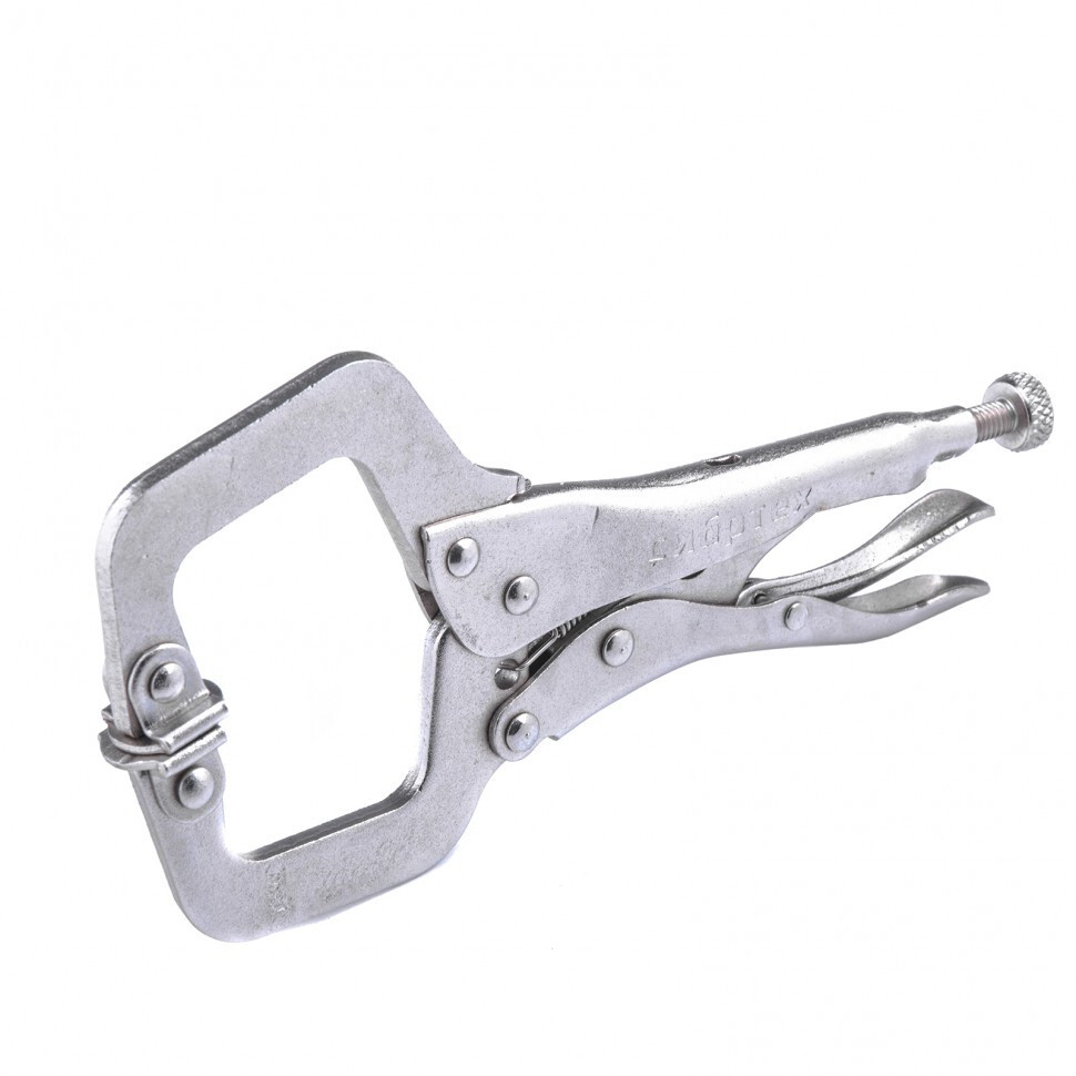 Зажим ручной, увеличенный захват,подвижные губки 170мм // Сибртех
