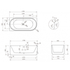 Abber AB9438-1.7 L Акриловая ванна,170x80x58, цвет: белый