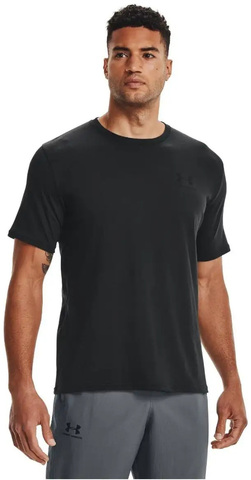 Картинка футболка Under Armour Sportstyle Left Chest Logo SS черный - 2