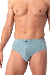 Трусы слипы 2 шт. в упаковке KEY MPP 073 | Серый + серо-голубой