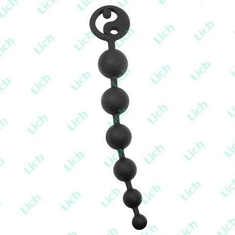 Черная цепочка из силикона YIN WANG