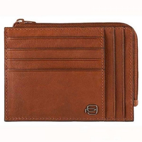 Чехол для кредитных карт Piquadro Black Square, светло-коричневый, кожа натуральная (PU1243B3R/CU)