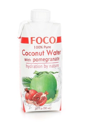 Кокосовая вода с соком граната FOCO   330мл.