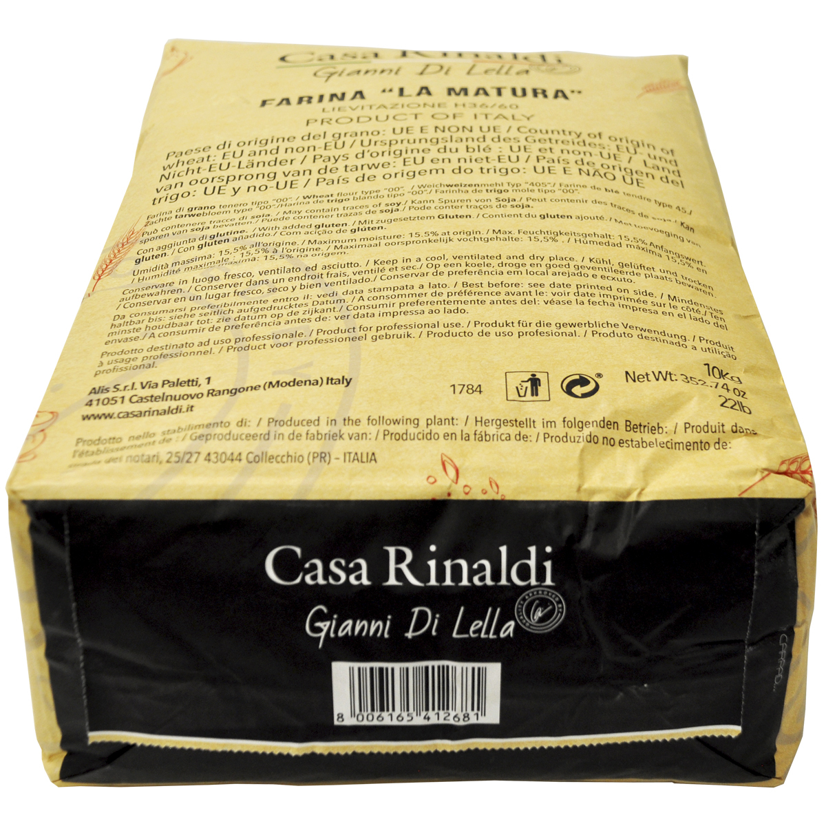 Мука Casa Rinaldi пшеничная из мягких сортов пшеницы типа 00 FARINA LA MATURA / H 36/60  10кг