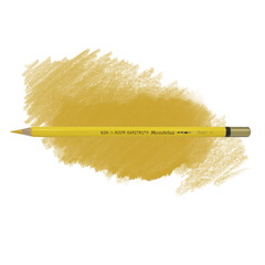 Карандаш художественный акварельный MONDELUZ, цвет 04 темный желтый