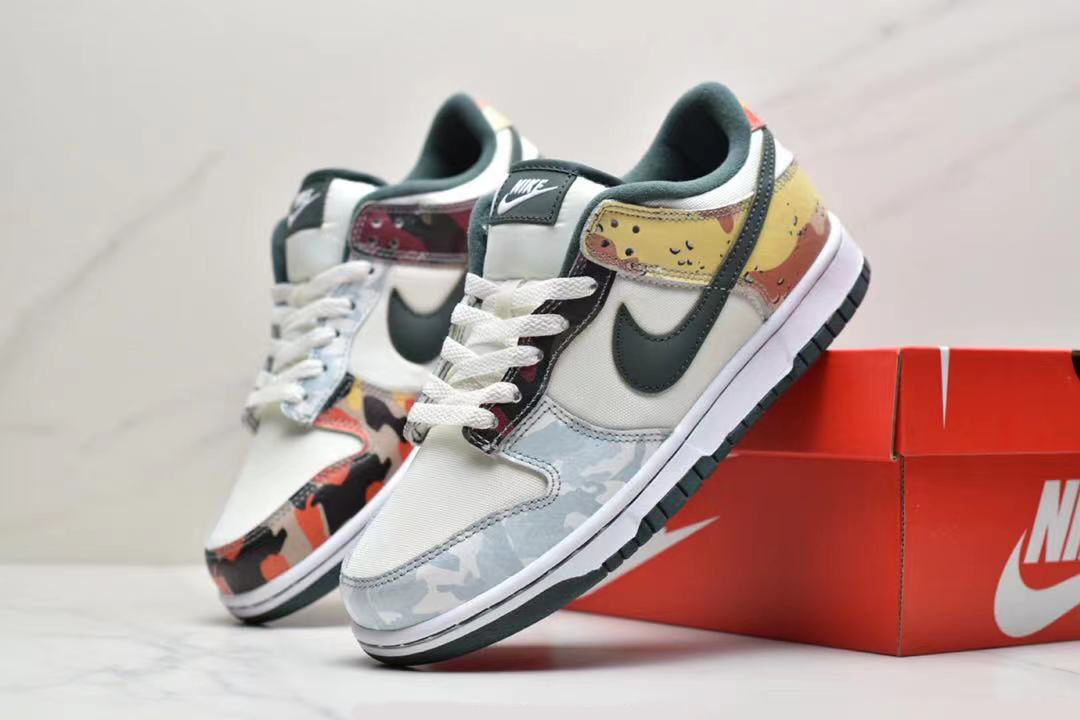 Nike dunk low multicolor hot sale