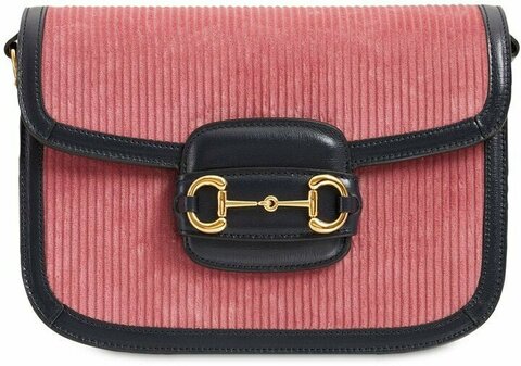 Маленькая сумка Gucci Horsebit 1955 года розовый
