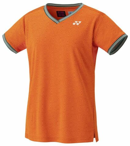 Женская теннисная футболка Yonex RG Crew Neck T-Shirt - bright orange