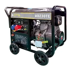 Дизельный сварочный генератор CTG WD230TE - [6.5 кВт / MMA: 20-230А / Lifan 192F] трехфазный