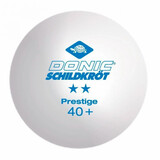 Мячики для н/тенниса DONIC PRESTIGE 2, 40+ 6 штук, белые фото №1