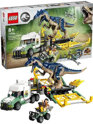 Конструктор Jurassic World 76966 Грузовик Аллозавра