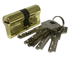 Механизм цилиндровый Z70 (35x35) PB 5 ключей (золото)