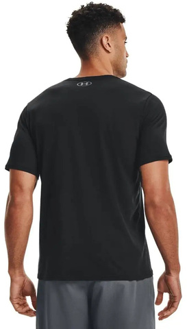 Картинка футболка Under Armour Sportstyle Left Chest Logo SS черный - 3