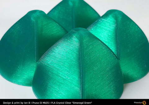 Пластик для 3D-принтера Fillamentum PLA Crystal Clear Emerald