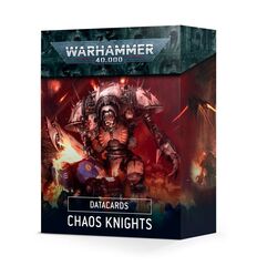 Datacards: Chaos Knights 9 редакции на английском языке