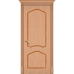 Купить Межкомнатная дверь шпон Каролина дуб глухая
