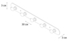 Fixsen Планка 5 крючков FX-1415