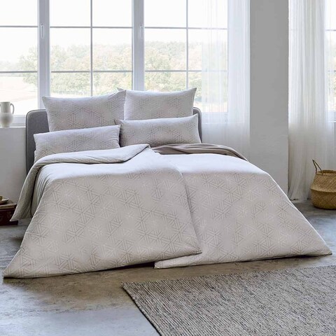 Постельное белье 1.5 спальное Estella Pippa ecrue светло-бежевое