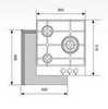 Варочная панель LEX GVG 431 схема монтажа