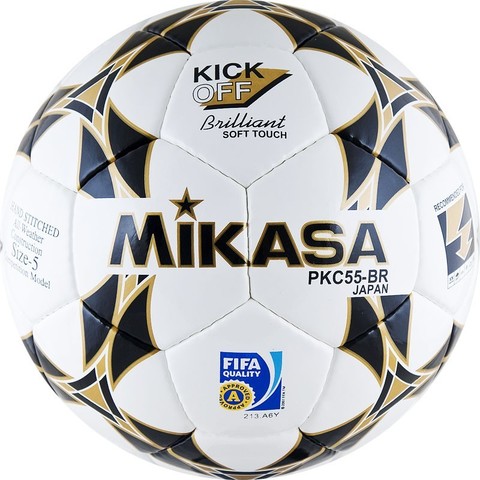 Мяч футбольный MIKASA PKC55BR-1, размер 5, FIFA Quality (FIFA Inspected)