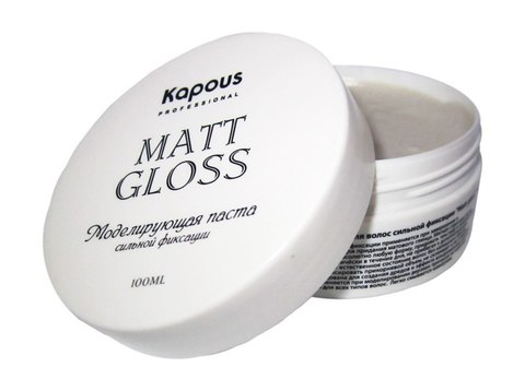 Моделирующая паста для волос сильной фиксации «Matt Gloss», 100 мл