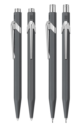 Ручка шариковая Caran d’Ache Office 849 Classic, Anthracite Grey CT, (849.495)