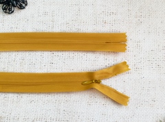 Молнии потайные, L 32 см, горчица